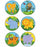 Medibadge Zoo Animals Stickers - Baby Zoo Animals Sticker, Assortment - 2842P