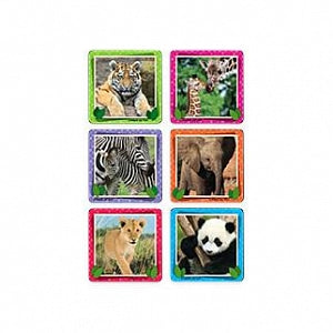 Medibadge Animal Photos Stickers - Baby Animal Photo Stickers, 2.5", 75/Roll - 2951