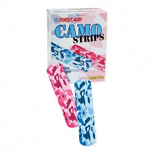 Medibadge Camouflage Pink / Blue Bandages - Camouflage Bandages, Pink / Blue, 3" x 3/4" - AB07