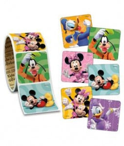 Medibadge Disney Mickey Mouse Stickers - Disney Mickey Mouse Clubhouse Value Stickers, 1-5/8", 100/Roll - VL103