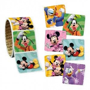 Medibadge Disney Mickey Mouse Stickers - Disney Mickey Mouse Clubhouse Value Stickers, 1-5/8", 100/Roll - VL103