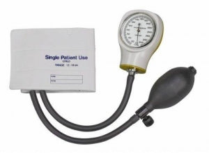 Briggs Healthcare Wall-Mounted Aneroid Sphygmomanometer - Wall-Mounted Aneroid Sphygmomanometer, Adult, Yellow - 06-148-131