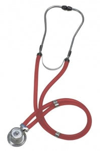 Briggs Healthcare Spectrum Nurse Stethoscopes - Legacy Sprague Rappaport Stethoscope, Single Head, Disposable, Adult, Red, 30" Long - 10-414-080