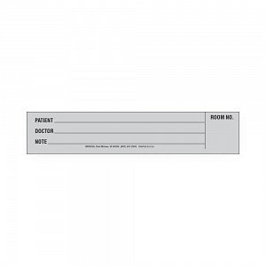 Briggs Healthcare Spine ID Insert Cards - Patient Identification Spinal Insert Card, 2" x 5", Gray - 1473