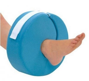 Briggs Healthcare Elevating Foot Rests - Elevating Spiral Foot Rest Pillow, Blue - 555-8072-0121