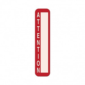 Briggs Healthcare Magnetic "Attention" Care Sign - "Attention" Magnetic Sign, 9" x 2" - 6500DS