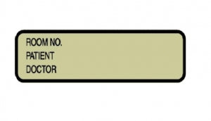 Briggs Corporation Chart ID Labels - Doctor's ID Label, Tan, 200/Roll - D L-3508