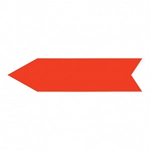 Briggs Healthcare Chart Flaggs - Chart Flag, Blank, Box Style, Fluorescent Red - L-3341