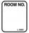 Briggs Corporation Chart ID Room Number Labels - Chart Identification Room Number Labels, 1.4" x 1.5", 200/Box - L-3560