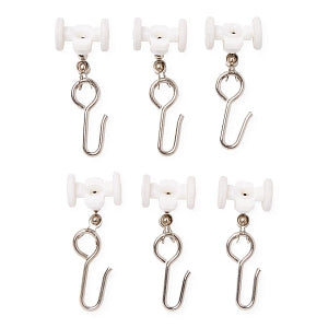 Nylon Wheel Curtain Hooks – 16NR2-1/2(1/4)