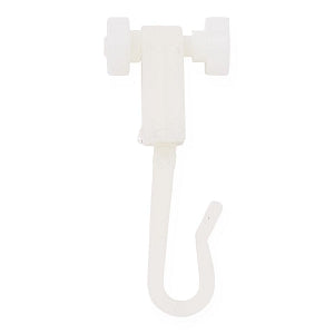 Imperial Fastener Standard Supreme Cubicle Curtain Tracks - Cubicle Track Carrier, Standard Track, No Drop Flat Wheels, Breakaway, Standard Hook - MCD114131