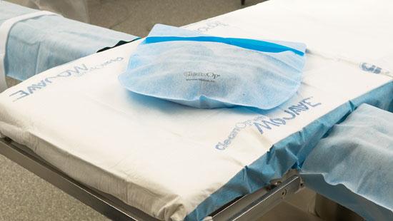 Absorbent Surgical Table Sheets by Ecolab / Microtek