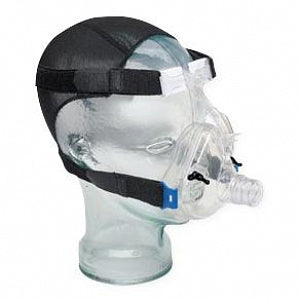 Mercury Medical Deluxe CPAP Masks with Straight Connector and Mask Port - MASK, FACE, ADLT, 2 PORTS, W/CONNECTR, MED / SM - 1057113