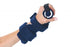 Lenjoy Medical Comfy Splint Finger Extender - Comfy Splint Finger Extender with Terrycloth Cover, Adult, Navy - F-101