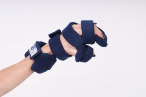 Comfy Splints Progressive Rest Hand Orthosis - Hand Splint, Progressive Rest, Navy, Adjustable, Left - PRH-101- LEFT