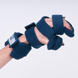 Comfy Splints Progressive Rest Hand Orthosis - Hand Splint, Progressive Rest, Navy, Adult Small, Left - PRH-101- AS-LEFT