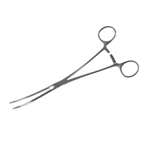 Medline DeBakey Cardiovascular Forceps - 10.25" (26 cm) DeBakey Cardiovascular Tissue Forceps with Curved 3 mm Tip - MDG0412059