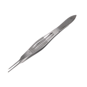 Medline Castroviejo Platform Suture Forceps - Castroviejo Platform Suture Forceps, 1 x 2 Teeth, 0.9 mm - MDG0748441