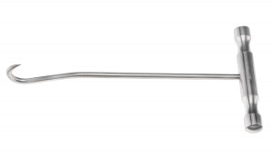 Medline T-Handle Bone Hooks - T-Handle Bone Sharp Hook, 7" - MDG1864216