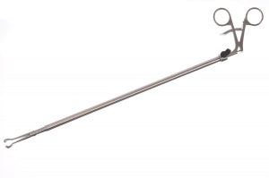 Medline Babcock Laparoscopic Forceps - Babcock Non-Rotatable Laparoscopic Ratchet Forceps with 10 mm Tips, 12-1/2" (32 cm) - MDG4466269