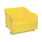 Quantum Storage Systems Mobile Hulk Containers - Yellow 23.88"W x 35.88"L X 17.5"H Mobile Hulk Container - QUS998MOBYL