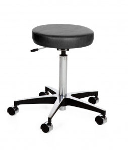 Enochs Pneumatic Exam Stools - Pneumatic Exam Stool with Casters, Adjusts from 20"-30" High, Black - 101-BL