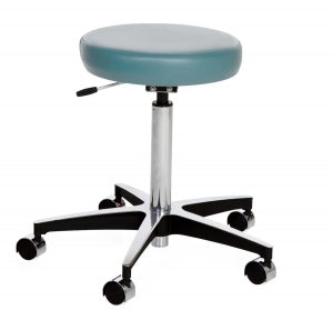 Enochs Pneumatic Exam Stools - Pneumatic Exam Stool with Casters, Adjusts from 20"-30" High, Jade - 101OJ