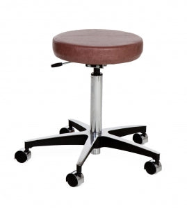 Enochs Pneumatic Exam Stools - Pneumatic Exam Stool with Casters, Adjusts from 20"-30" High, Wine - 101WW