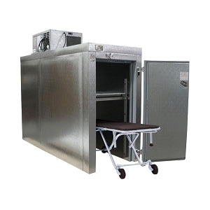 Mortech Manufacturing Cadaver Refrigerators - Cadaver Refrigerator, Fits 2, 35" W x 88" D x 80.5" H - 1036-R115