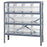 Quantum Storage Store-Max Bins with Steel Shelves - 36" x 18" x 39" Storage System with 4 Steel Shelves and 12 Store-Max Bins - 1839-SB808CL