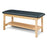 Clinton Treatment Tables - Flat-Top Treatment Table with Shelf, Black, 72" x 30" x 31" - 200-30INT3B