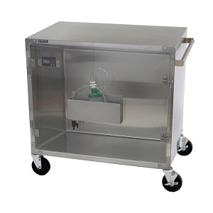 Suburban Regal Veterinary Transport Cart with Therapy Door - CART, TRANSPORT, THRPY, O2, 39.75X36.5X25.75 - 12016-00-GCFPEH