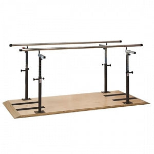 Clinton Industries Platform Mounted Parallel Bars - BARS, PARALLEL, 7', ADJ, PLATFORM MOUNTD - 3-2007