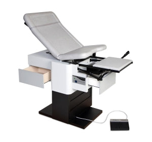 Enochs Power High-Low Exam Tables - High-Low Foot Operated Power Adjustable Exam Table, Smoke - 4250RHGRPGSM