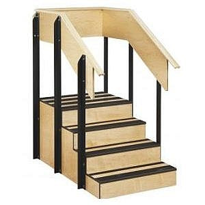 Clinton Industries One-Sided Staircase - STAIRCASE, ONE-SIDED, 30"W - 4-5501-30