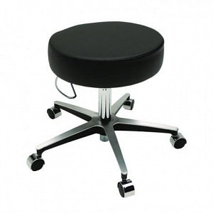 Medline Pneumatic Exam Stools - Pneumatic Exam Stool, No Back, Black, 17.25" to 24.5" - MDR505BLK