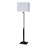 Arkansas Lighting Floor Lamps - Floor Lamp in Brushed Nickel with Black Accents - 5796F