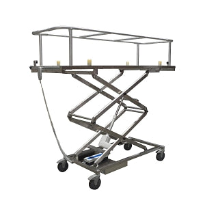 Mortech Manufacturing Cadaver Carrier with Double Scissor Lift - Covered Carrier, Double Scissor - 600040-DS