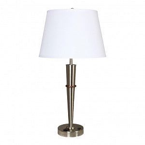 Arkansas Lighting Table Lamps - LAMP, TABLE, BRUSHED NICKEL - 6051EO