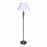 Arkansas Lighting Floor Lamps - Floor Lamp in Brushed Nickel with Espresso Accents - 6052F