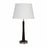 Arkansas Lighting Table Lamps - LAMP, TABLE, FAUX WALNUT, BRUSHED NICKEL - 6057E2OD