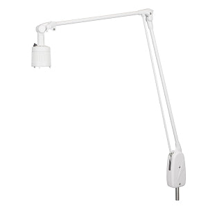 Dazor Halogen Pivot Base Task Light - LIGHT, HALOGEN, 20W, FLOAT ARM, PIVOT ONLY - 6234A-WH