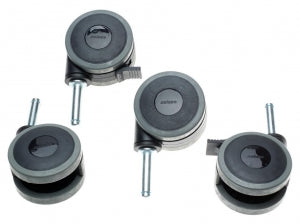 Medline Colson Casters - Caster Set with 2 Locking and 2 Nonlocking Casters for Medlite Beds - MDR630034