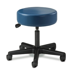 Clinton Industries Pneumatic Exam Stools - Pneumatic Exam Stool, No Back, 5 Leg, Nylon, Blue - 2135-ROYAL BLUE