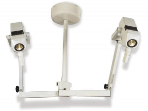 Burton Medical AIM HI LED 70 Exam Lights - Coolspot II Procedure Light, Double Ceiling Mount - CS316DC