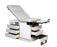 Medline Manual Exam Table - Manual Exam Table, Manual Back, 5 Drawers, 27" W x 54" L x 32" H, Smoke - MDR741700RGGS