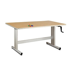 Clinton Group Therapy Hand-Crank Adjustable Tables - TABLE, GRP THERAPY, HND CRANK, HT ADJ, 48X36 - 11-45C