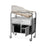 NK Medical Stainless Steel Bassinets - Closed Bassinet with Drawer - NB-SSXDC