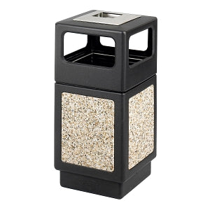 Safco Products Canmeleon Indoor / Outdoor Trash Cans - Canmeleon Indoor / Outdoor Trash Can, Ash Urn / Side Open, 38 gal. - 9473NC