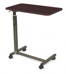 Medline At Home 100 and 150 Series Overbed Tables - At Home Laminate Overbed Table, Mahogany - MDRAHOBT100EL